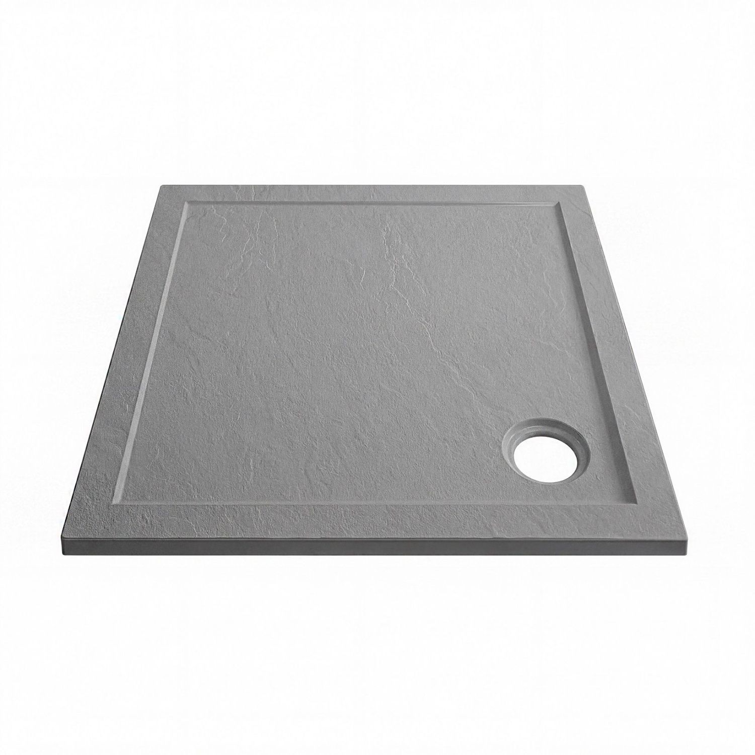 Поддон из искусственного мрамора 90*90 Art&Max ТОРИНО TORINO,Графит
