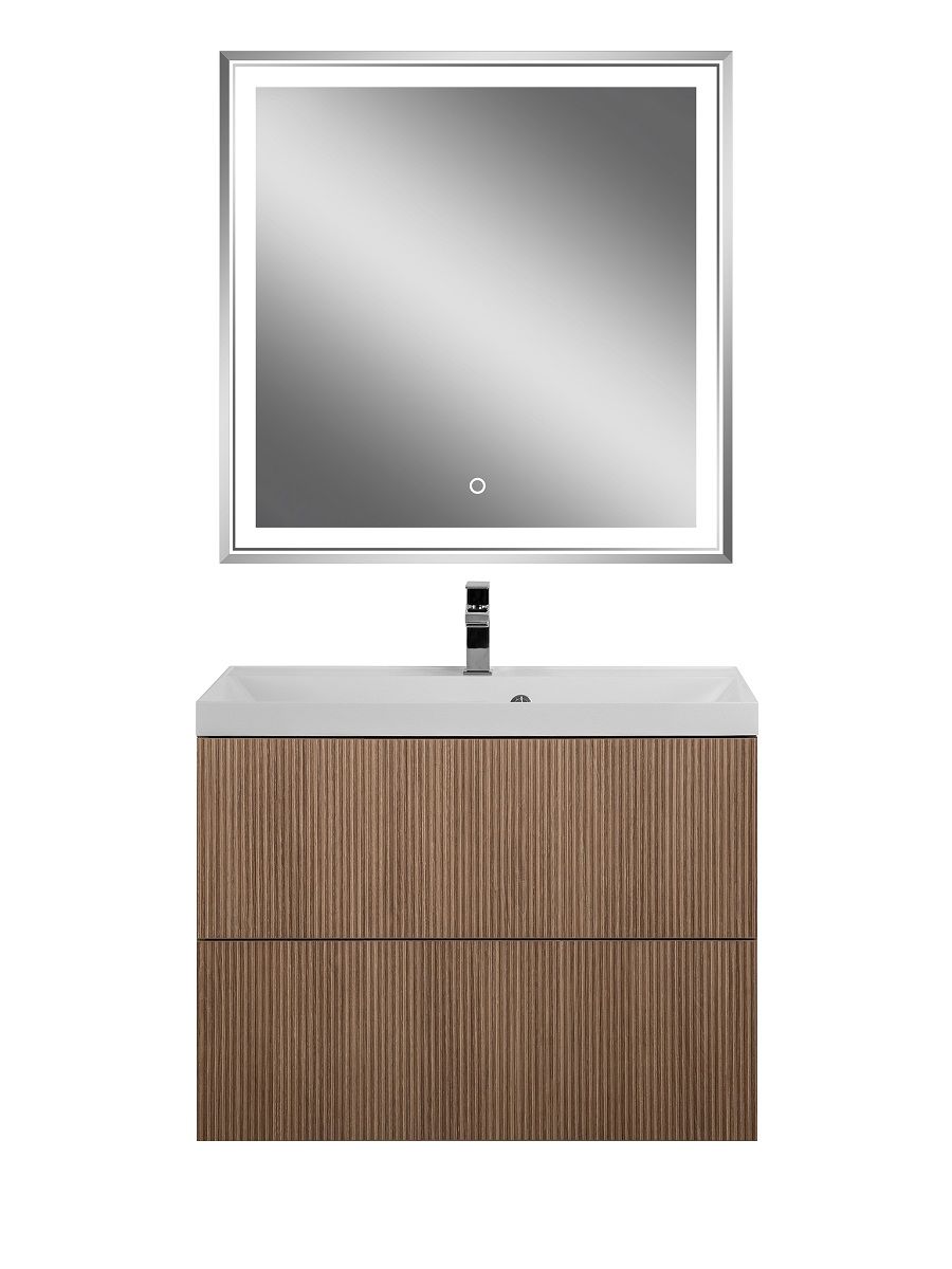 Мебель для ванной комнаты подвесная Art&Max ВЕРОНА-ПУШ VERONA-PUSH 80см Кадена Вуд