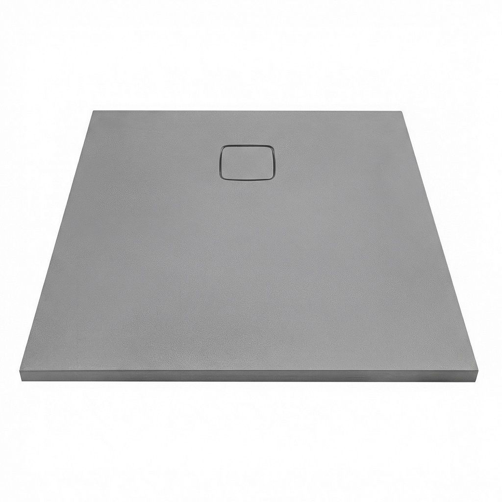 Поддон из искусственного мрамора 100*100 Art&Max МИЛАН MILAN,Графит