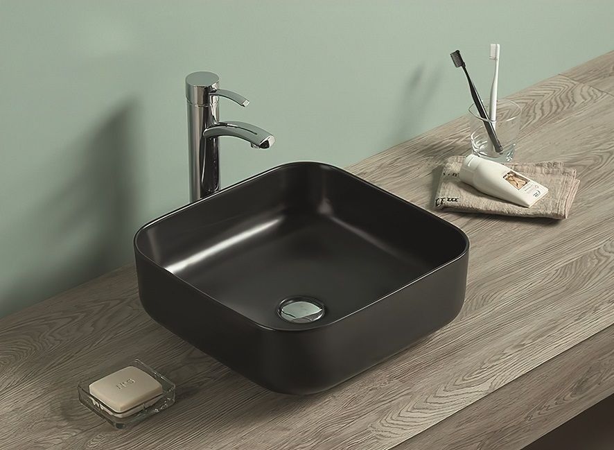 Раковина керамическая накладная Art&Max AM-78110-MB