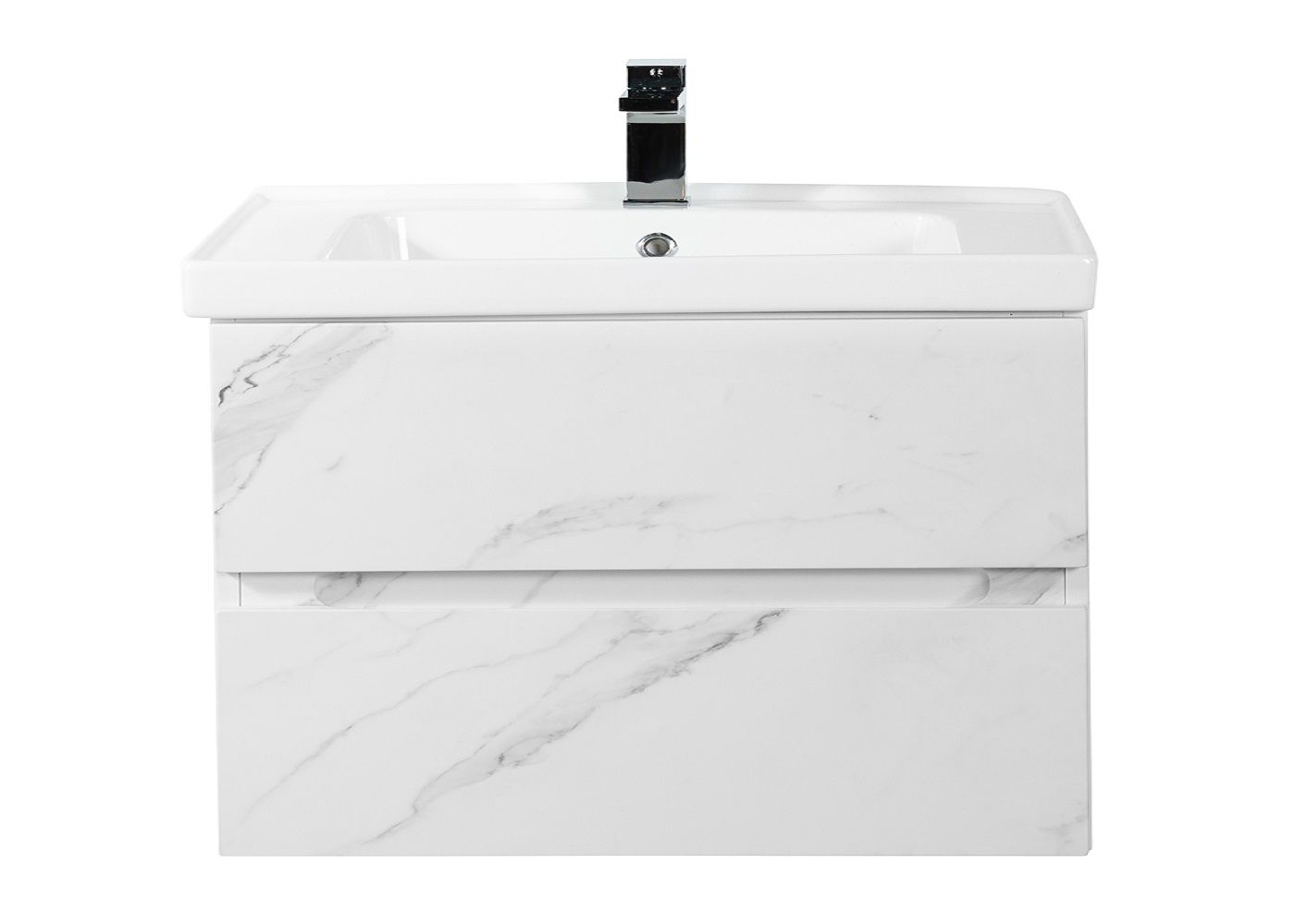 Мебель для ванной комнаты подвесная Art&Max TECHNO 90 см Монти мрамор