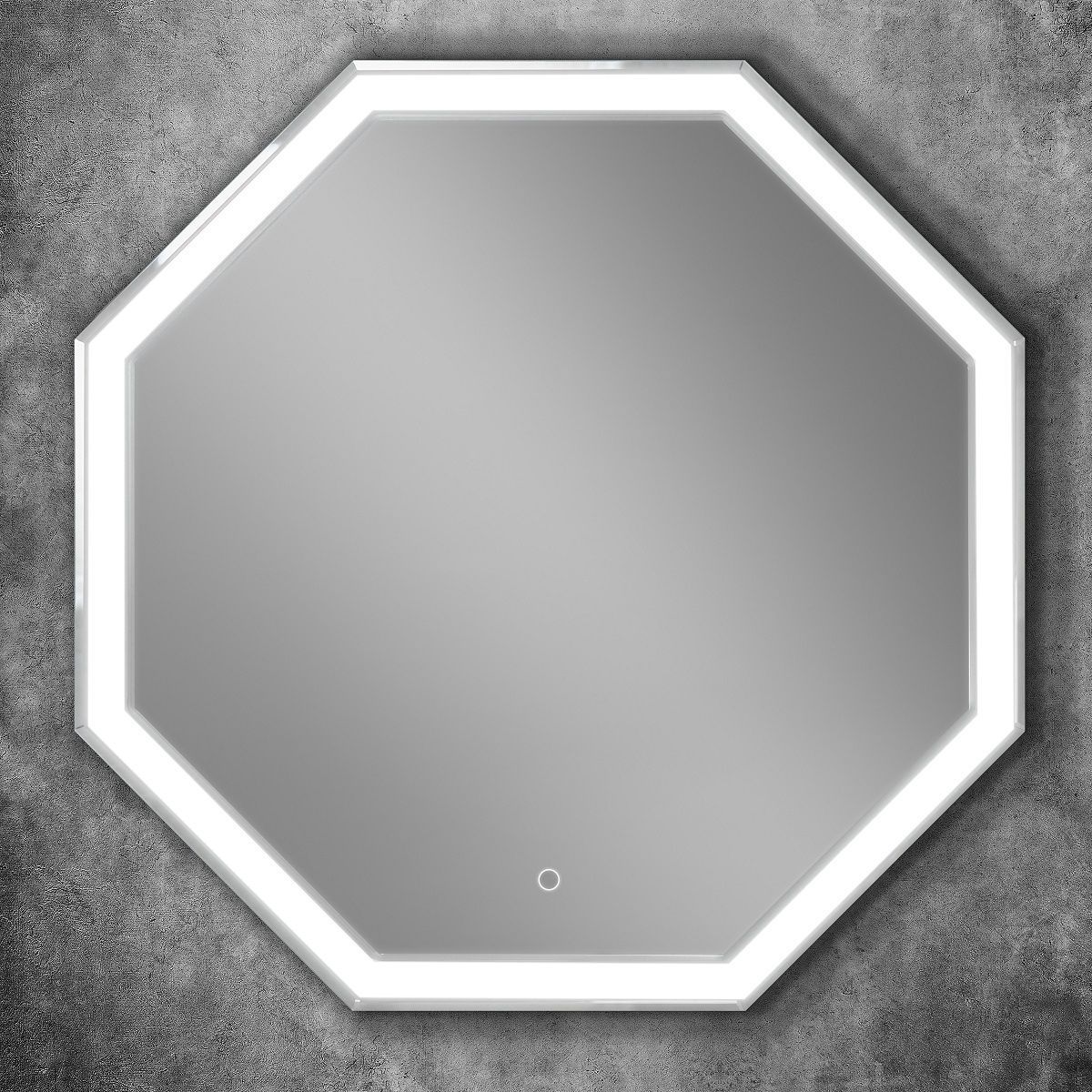 Зеркало с подсветкой ART&MAX Арго Argo AM-Arg-700-700-DS-F