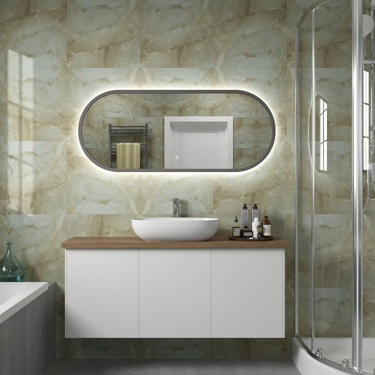 Зеркало с подсветкой ART&MAX Бари Bari AM-Bar-500-1200-DS-F