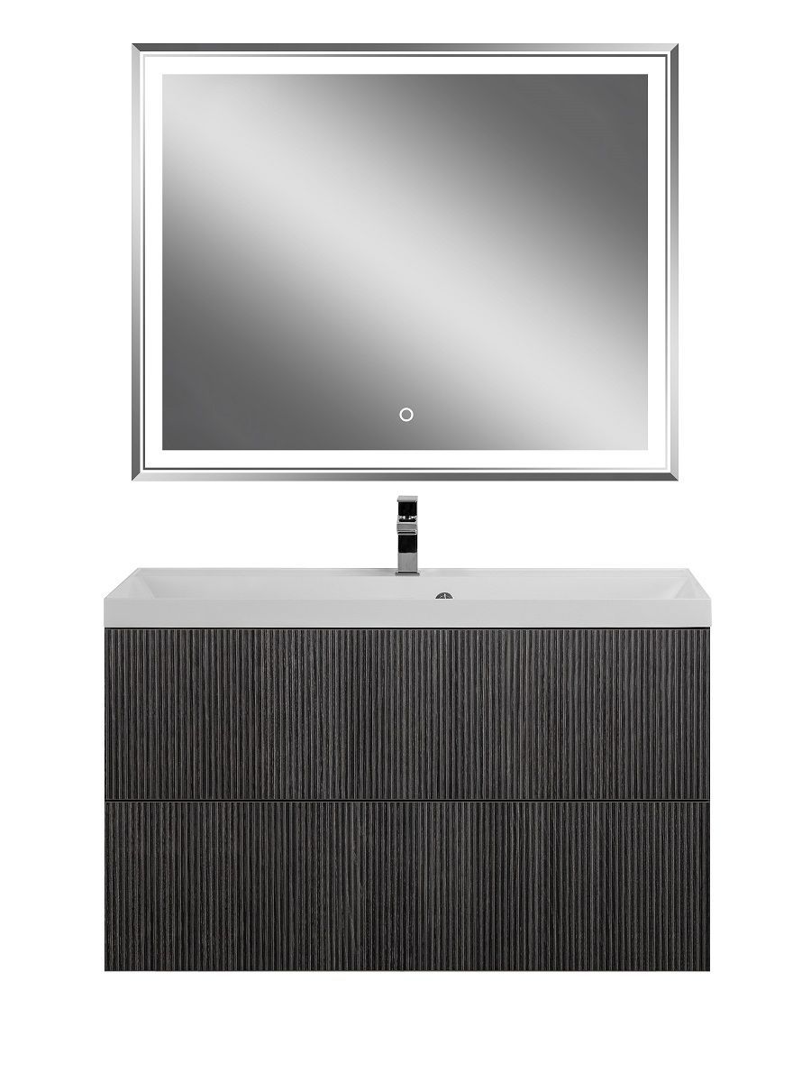 Мебель для ванной комнаты подвесная Art&Max ВЕРОНА-ПУШ VERONA-PUSH 100см Кадена Дарк