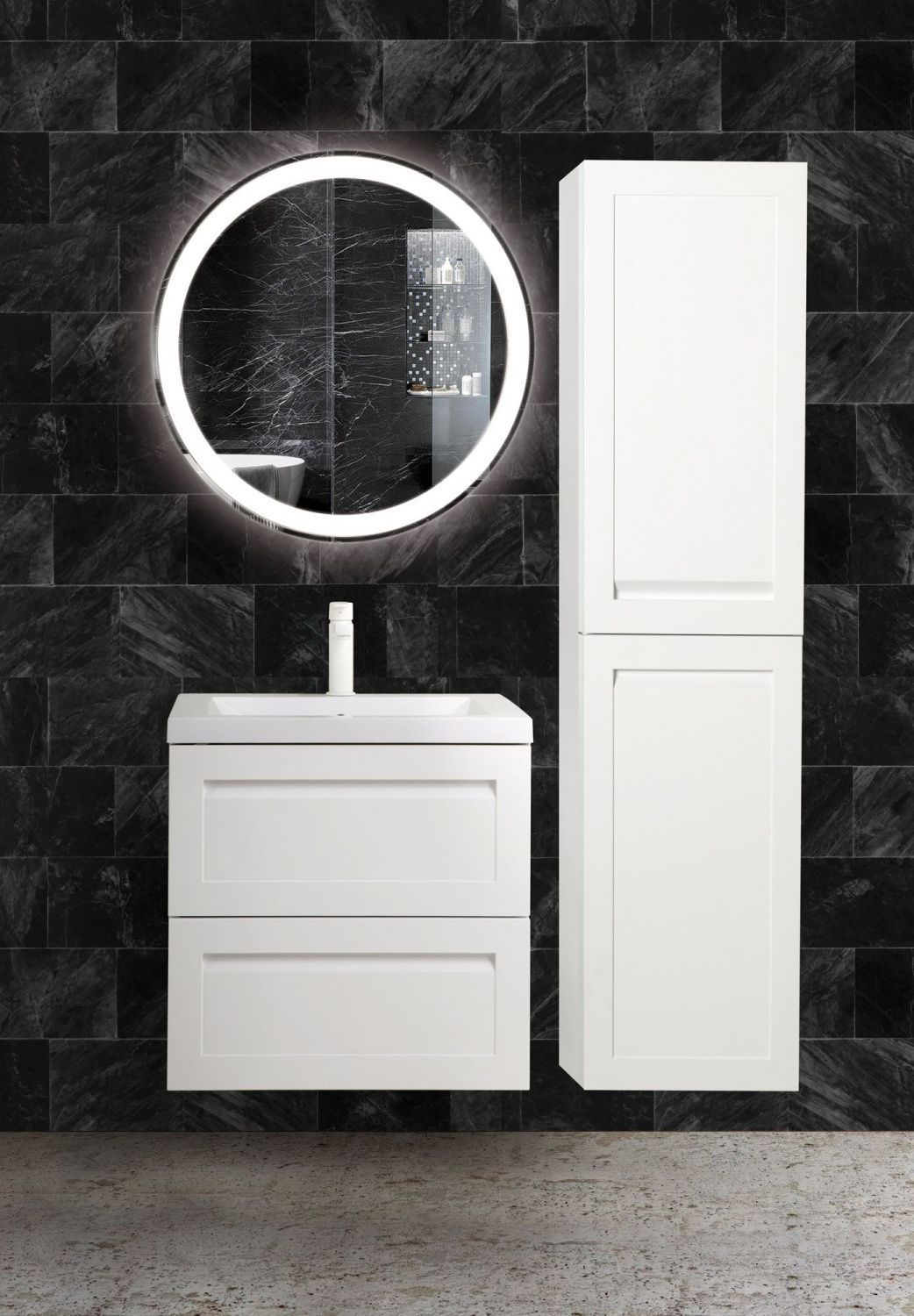 Шкаф подвесной  Art&Max PLATINO 150см Белый глянцевый