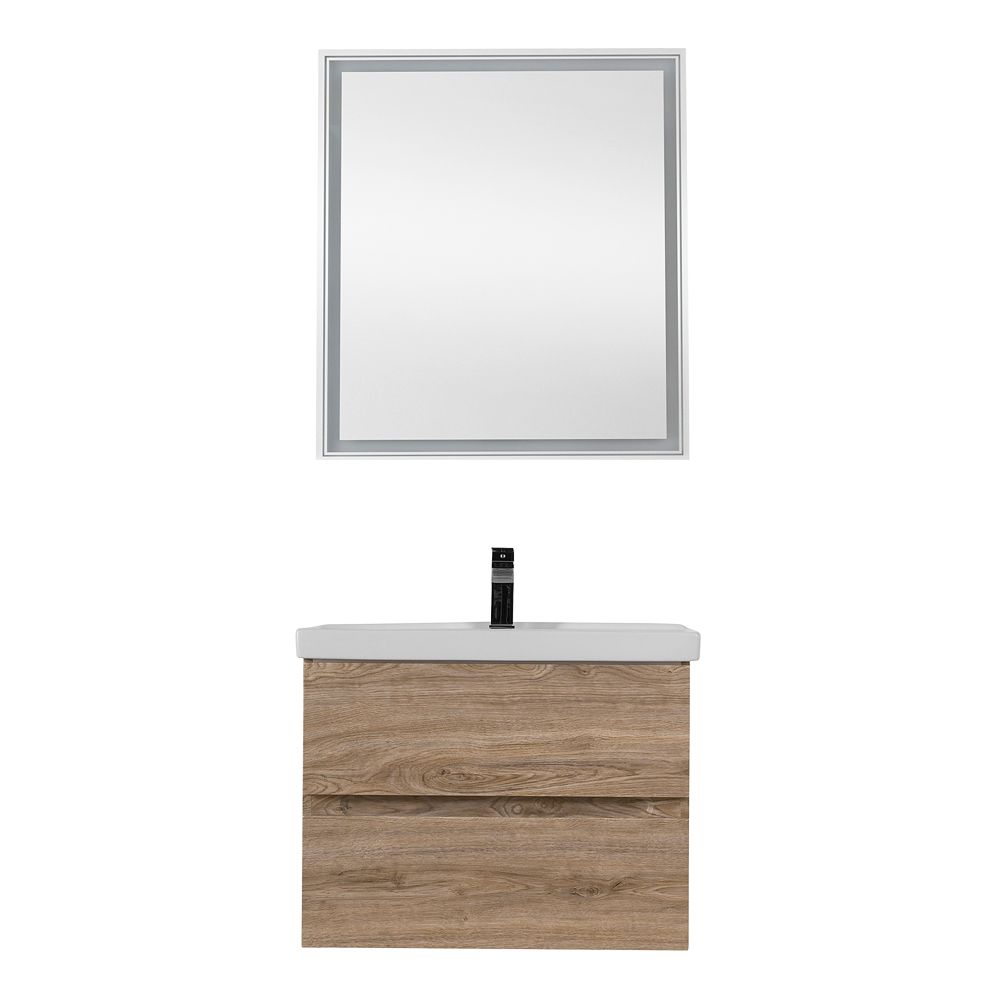 Мебель для ванной комнаты подвесная Art&Max TECHNO 60 см Дуб мелфорд натуральный