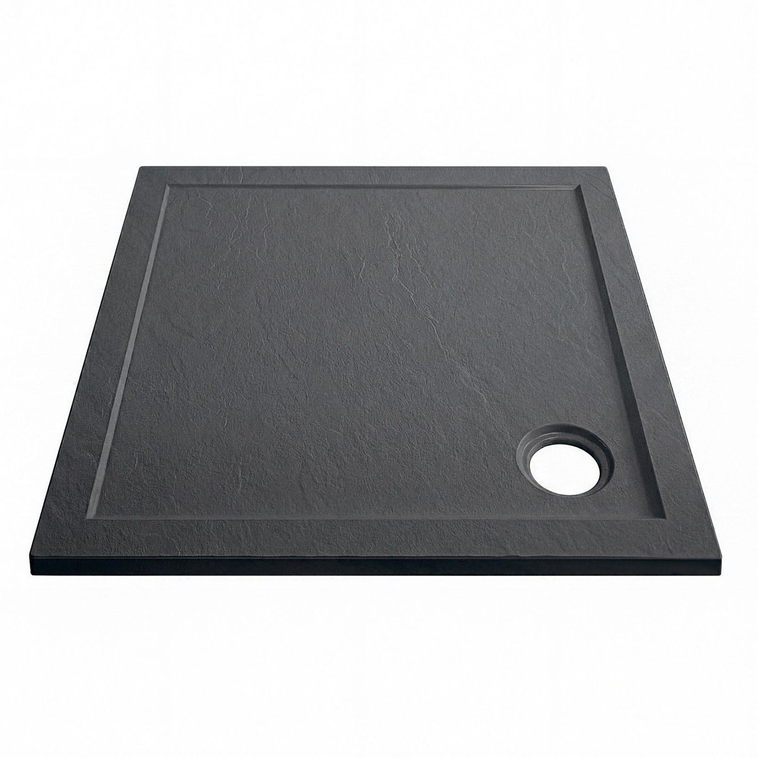 Поддон из искусственного мрамора 100*100 Art&Max ТОРИНО TORINO,Антрацит