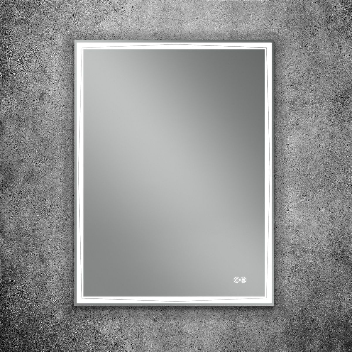 Зеркало с подсветкой и функцией антизапотевания ART&MAX Фиренце Firenze AM-Fir-600-800-DS-F-H