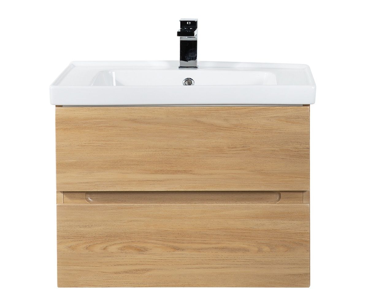 Мебель для ванной комнаты подвесная Art&Max TECHNO 70 см Дуб мадейра янтарь