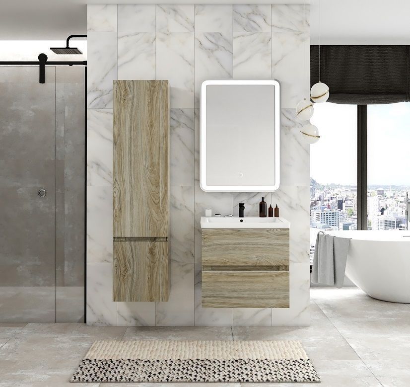Мебель для ванной комнаты подвесная Art&Max TECHNO 70 см Дуб мелфорд