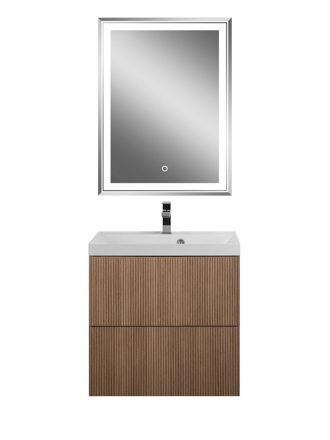 Мебель для ванной комнаты подвесная Art&Max Verona-Push 60см Kadena Wood