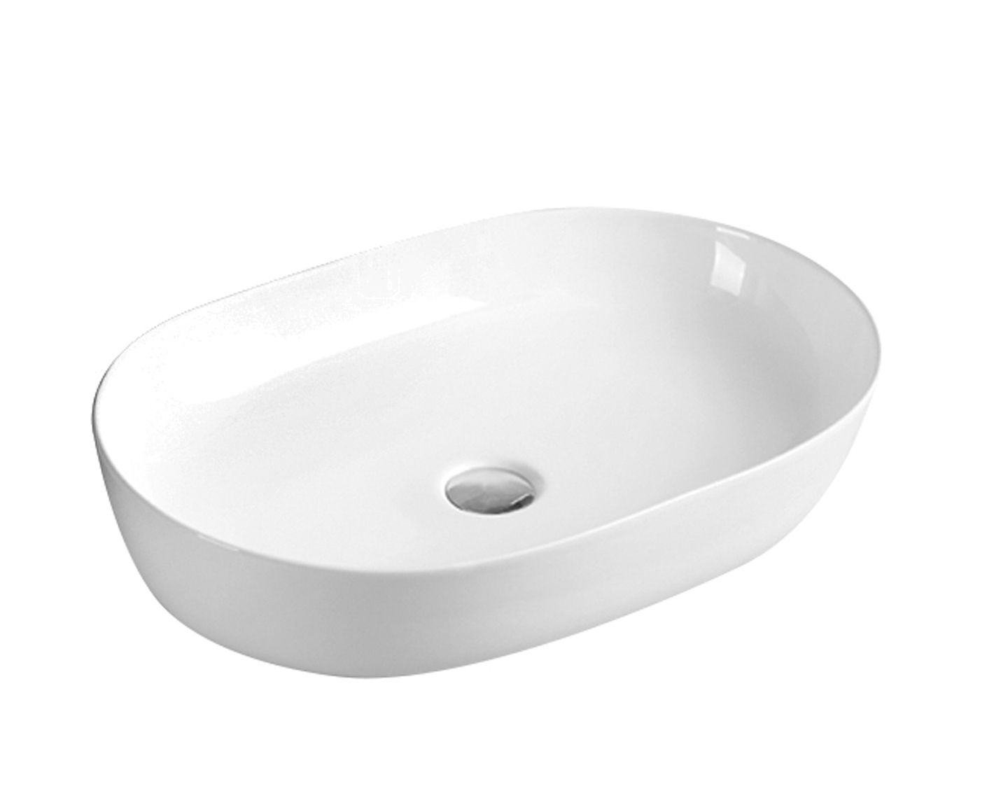 Раковина керамическая накладная Art&Max AM5415-W