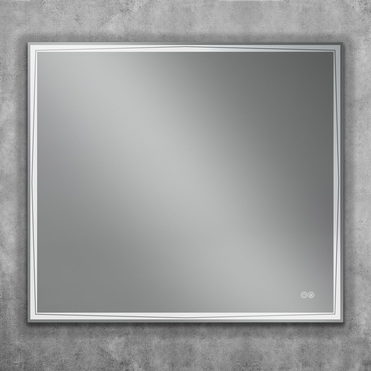 Зеркало с подсветкой и функцией антизапотевания ART&MAX FIRENZE AM-Fir-900-800-DS-F-H