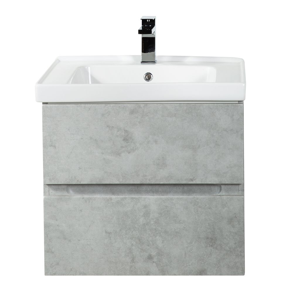 Мебель для ванной комнаты подвесная Art&Max TECHNO 60 см Бетон лофт натуральный