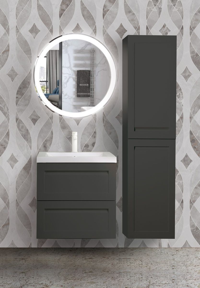 Шкаф подвесной  Art&Max PLATINO 150см Серый матовый 
