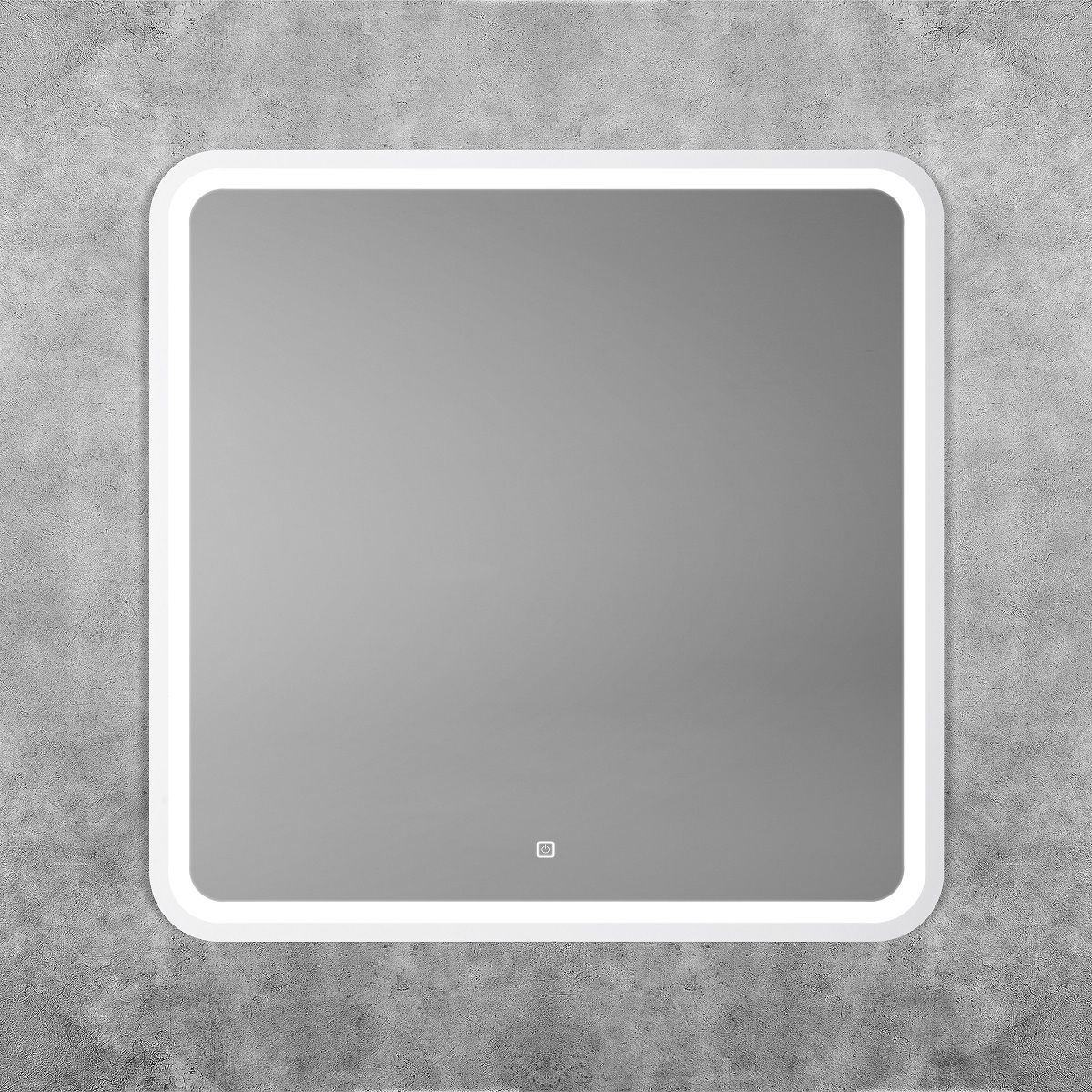 Зеркало с подсветкой ART&MAX Женова Genova AM-Gen-800-800-DS-F-White