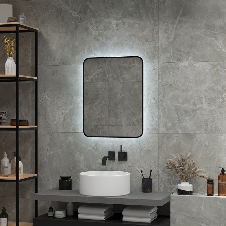 Зеркало с подсветкой ART&MAX Сиена Siena AM-Sie-600-700-DS-F