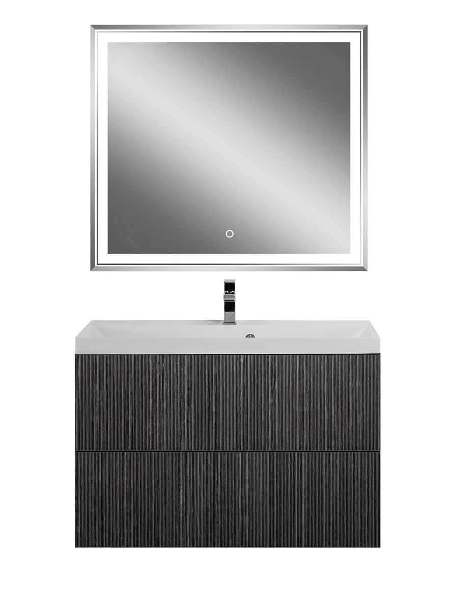 Мебель для ванной комнаты подвесная Art&Max ВЕРОНА-ПУШ VERONA-PUSH 90см Кадена Дарк