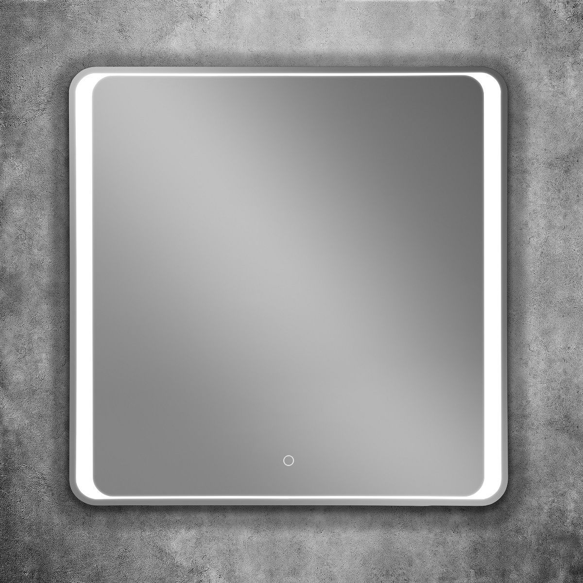 Зеркало с подсветкой ART&MAX Элегант Elegant AM-Ele-800-800-DS-F