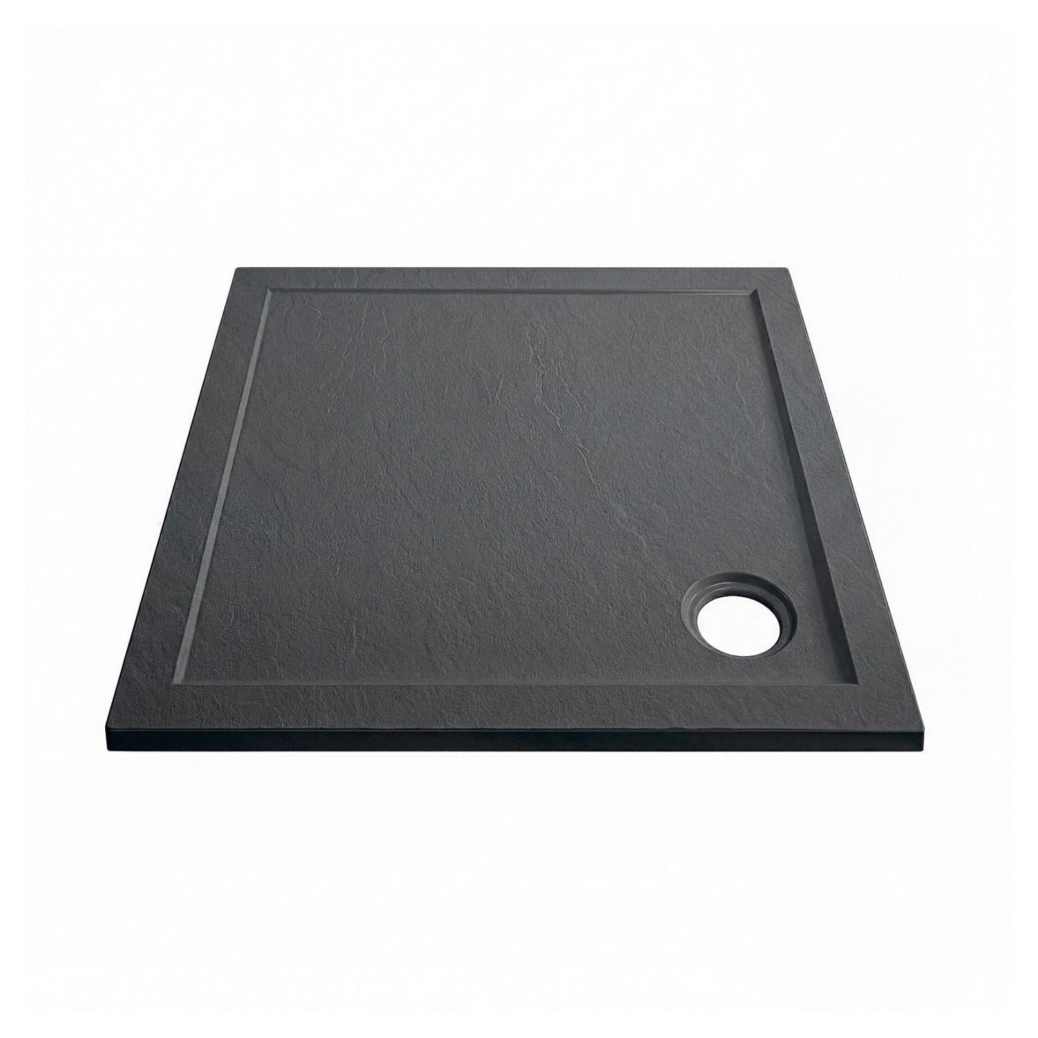 Поддон из искусственного мрамора 80*80 Art&Max ТОРИНО TORINO,Антрацит
