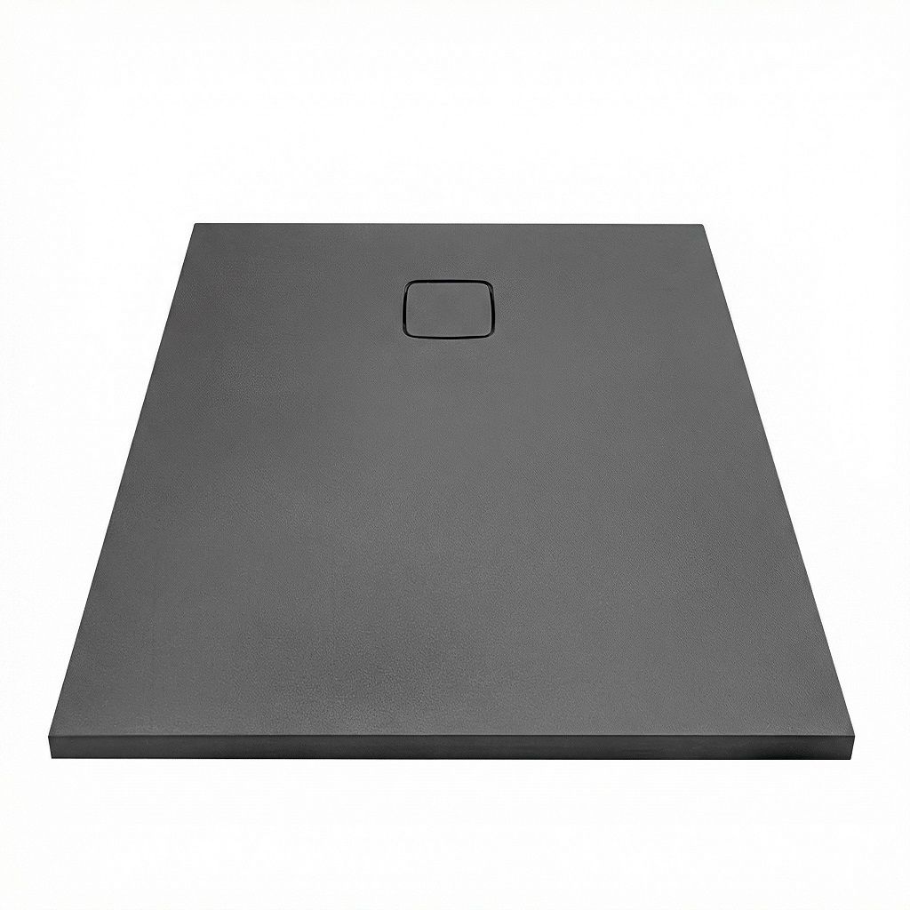 Поддон из искусственного мрамора 100*80 Art&Max МИЛАН MILAN,Антрацит