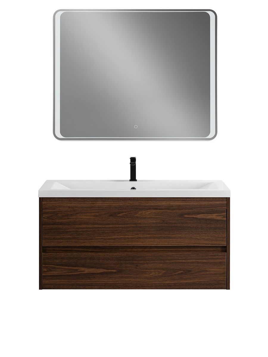 Мебель для ванной комнаты подвесная Art&Max ФЕМЕЛИ-М FAMILY-M 100 см Дуб бурбон