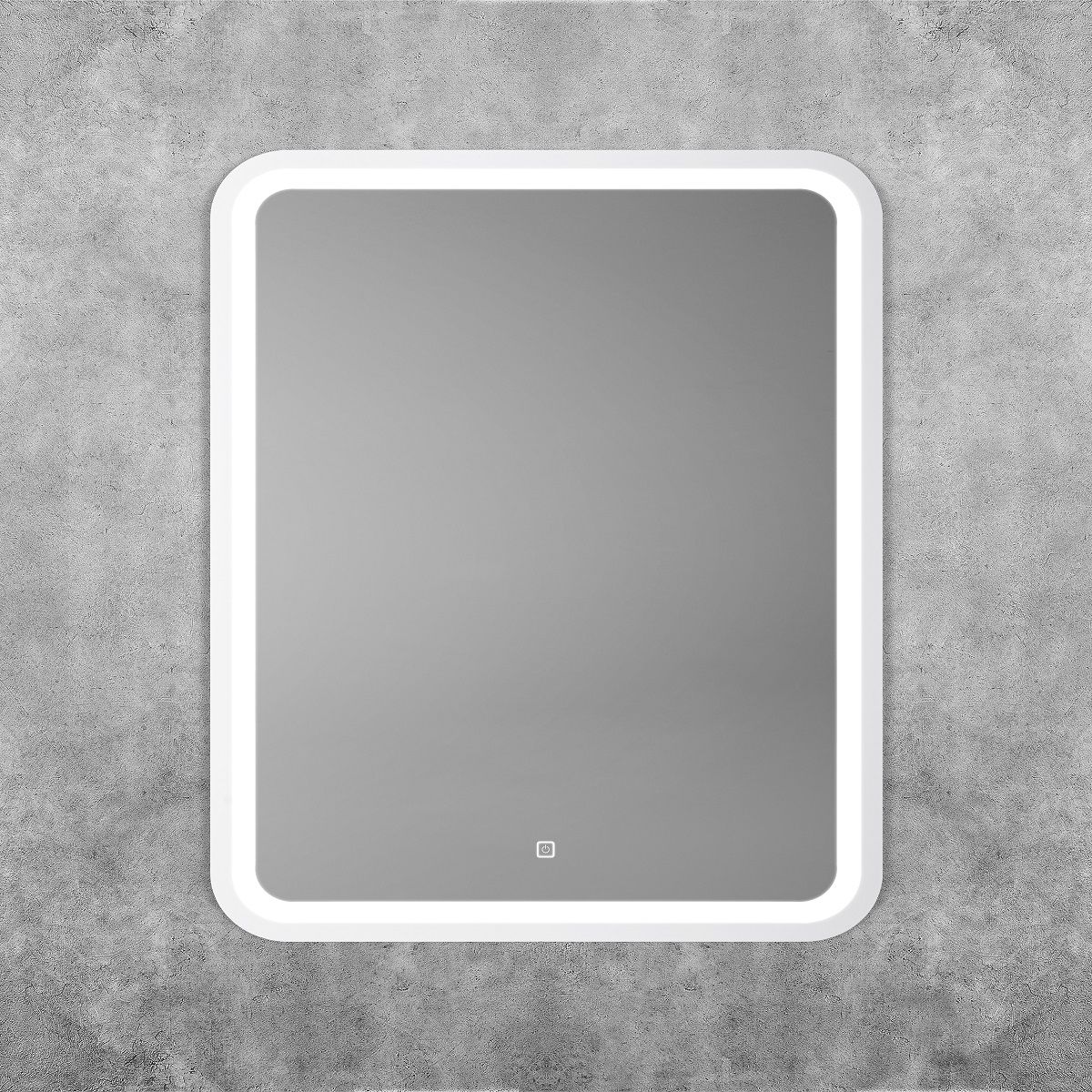 Зеркало с подсветкой ART&MAX GENOVA AM-Gen-600-800-DS-F-White