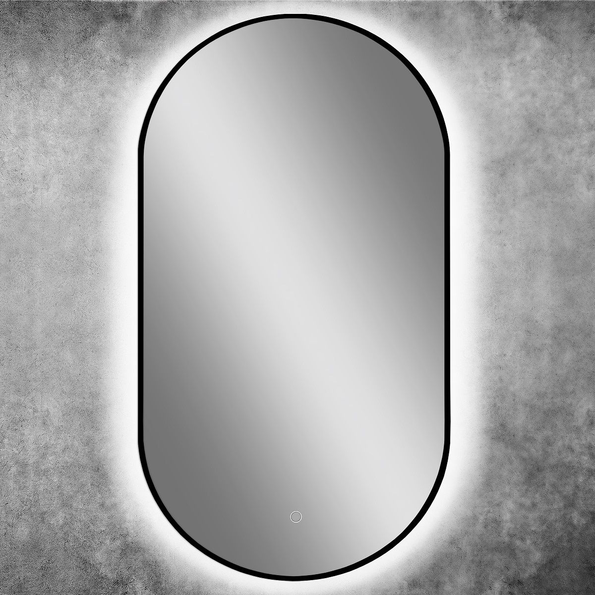 Зеркало с подсветкой ART&MAX Торино Torino AM-Tor-500-900-DS-F-Nero