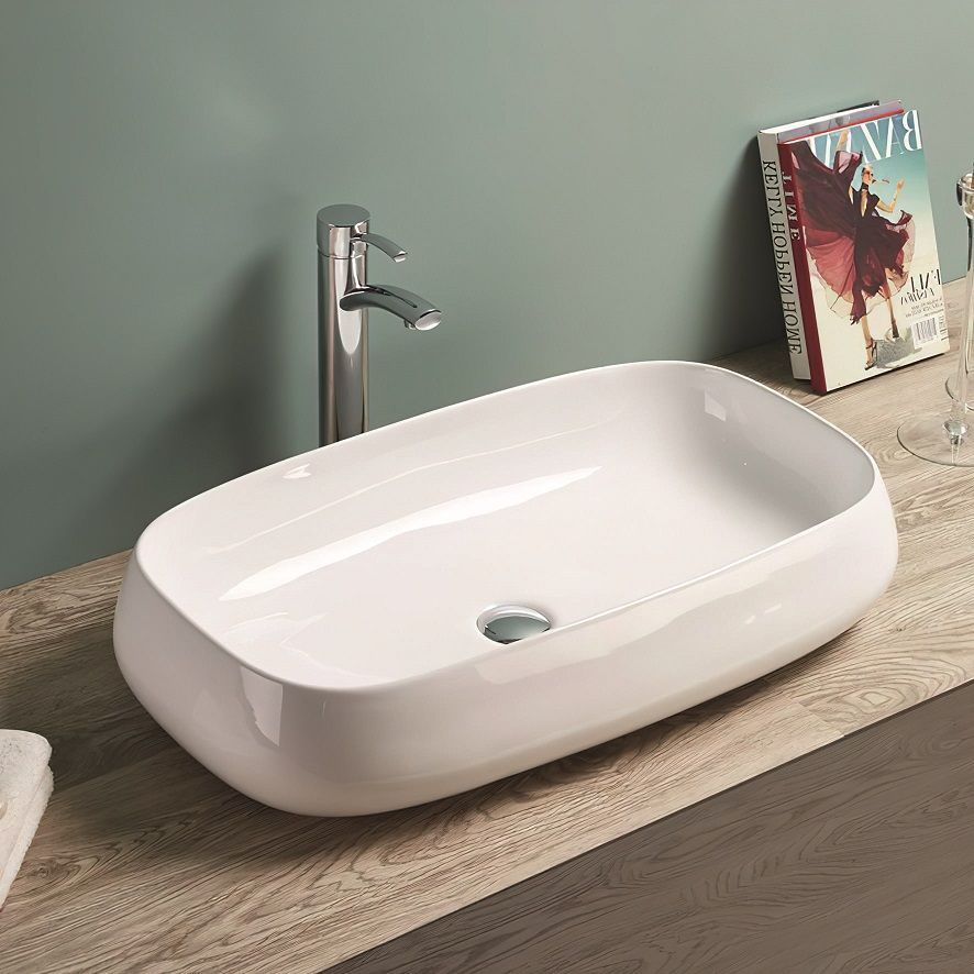 Раковина керамическая накладная Art&Max AM-78101