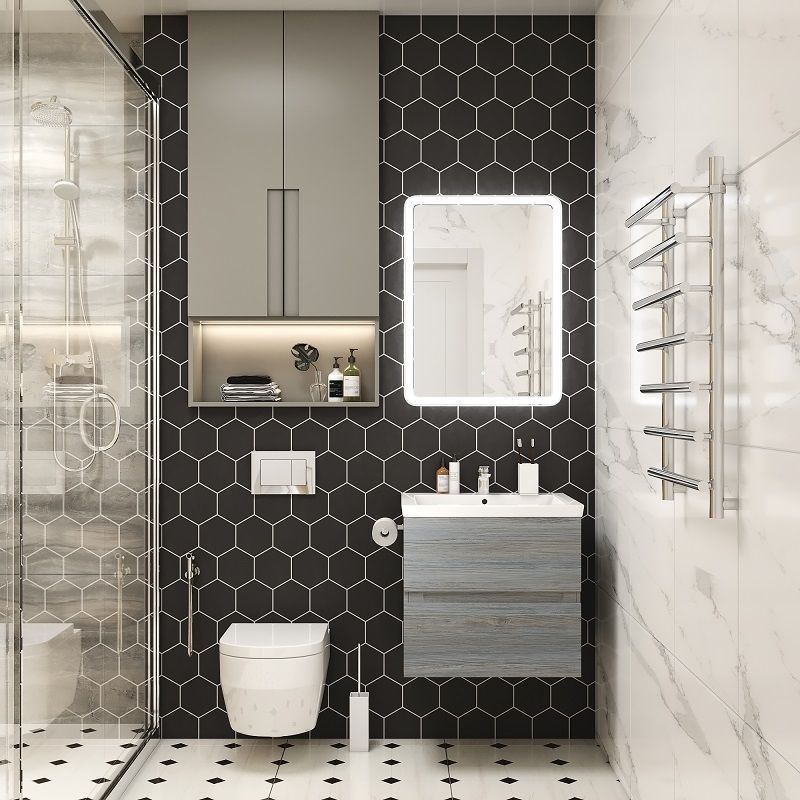 Мебель для ванной комнаты подвесная Art&Max TECHNO 60 см Сосна