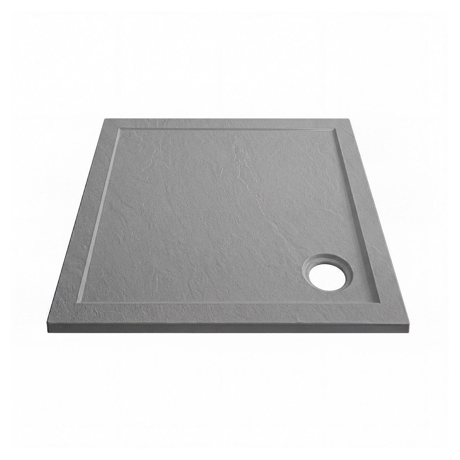 Поддон из искусственного мрамора 80*80 Art&Max ТОРИНО TORINO,Графит