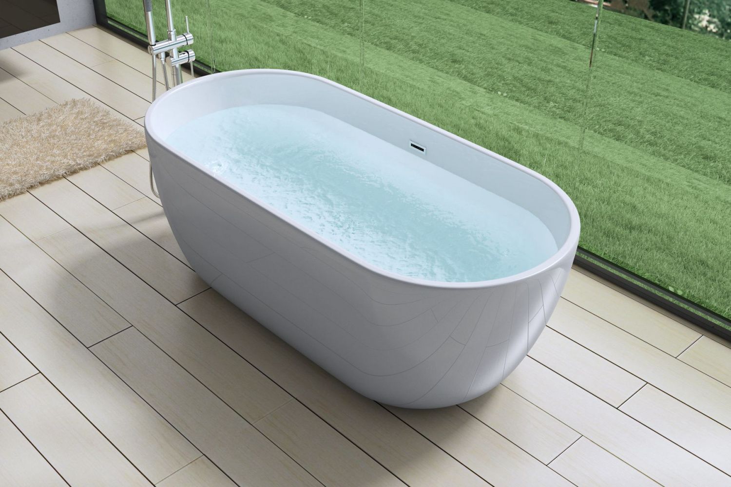 Акриловая ванна Art&Max AM-518-1500-750