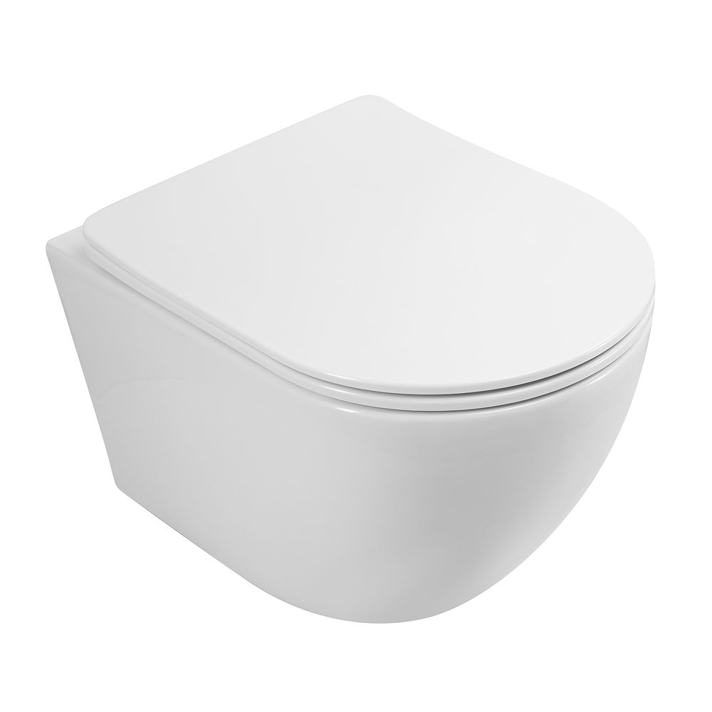 Унитаз подвесной безободковый,в комплекте с сидением Art&Max SANREMO