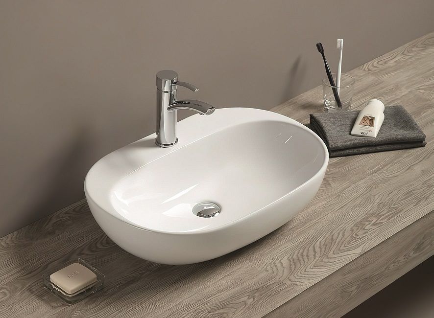 Раковина керамическая накладная Art&Max AM-78375