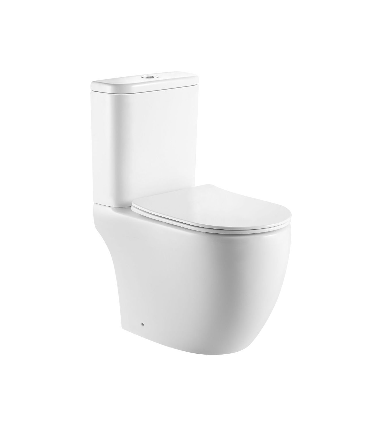 Унитаз-компакт  безободковый с бачком ,с вихревым смывом,не полное примыкание к стене Р-trap ART&MAX ПАРМА PARMA