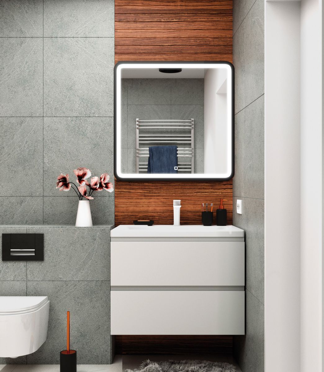 Мебель для ванной комнаты подвесная Art&Max BIANCHI 75 см Белый Матовый