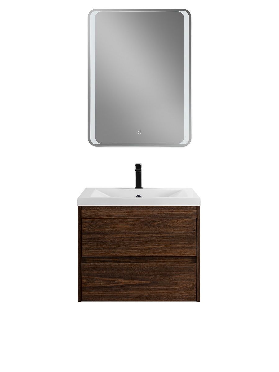 Мебель для ванной комнаты подвесная Art&Max ФЕМЕЛИ-М FAMILY-M 58 см Дуб бурбон