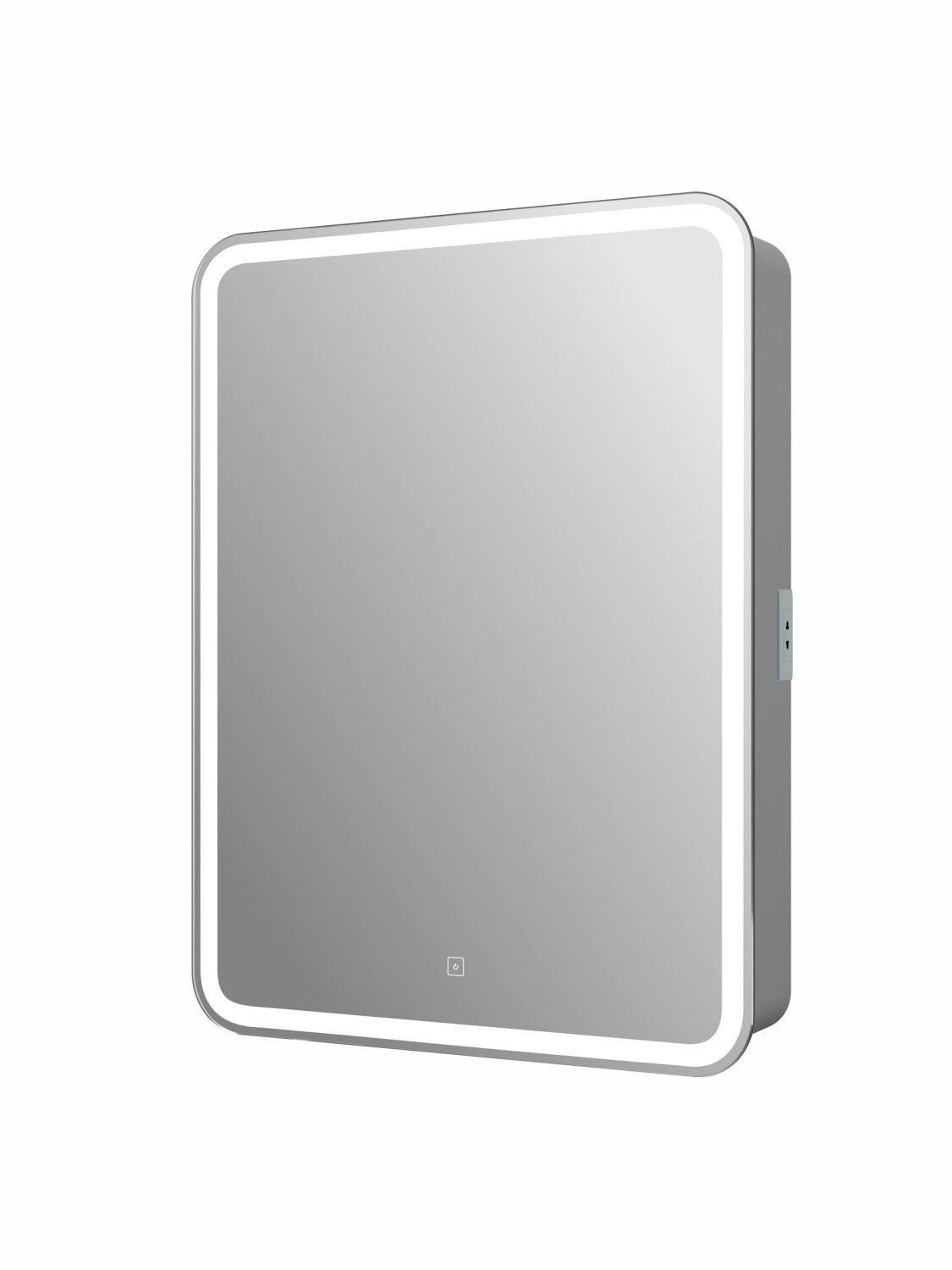 Зеркало-шкаф с подсветкой ART&MAX Платино Platino AM-Pla-600-800-1D-L-DS-F