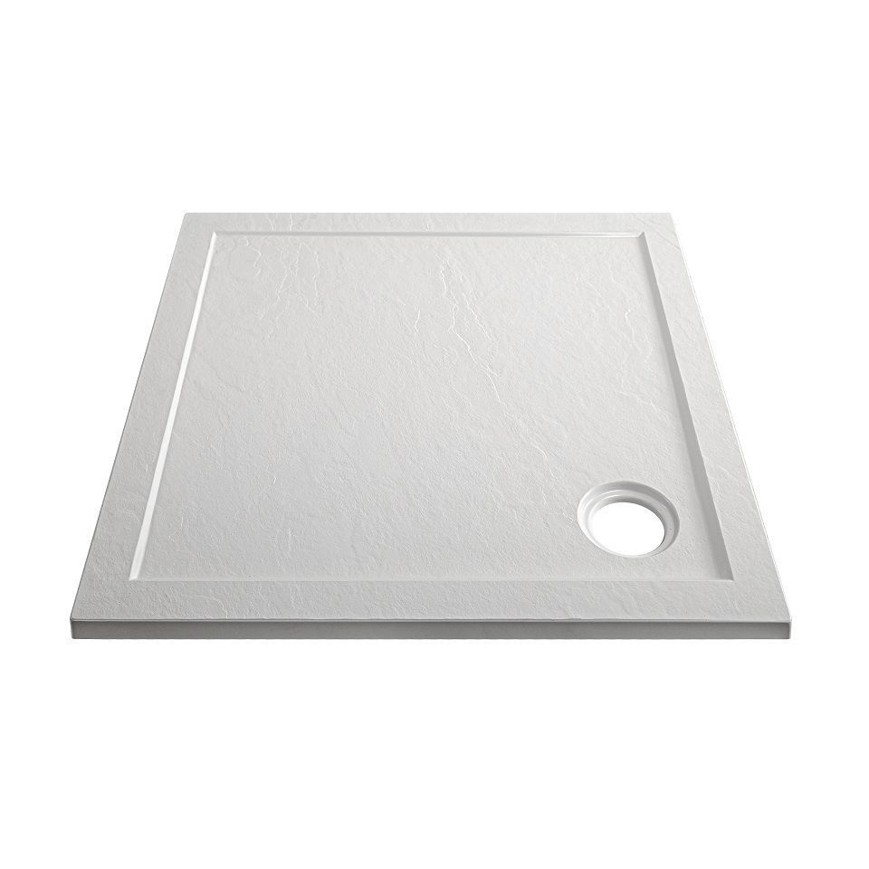 Поддон из искусственного мрамора 100*100 Art&Max ТОРИНО TORINO,Белый