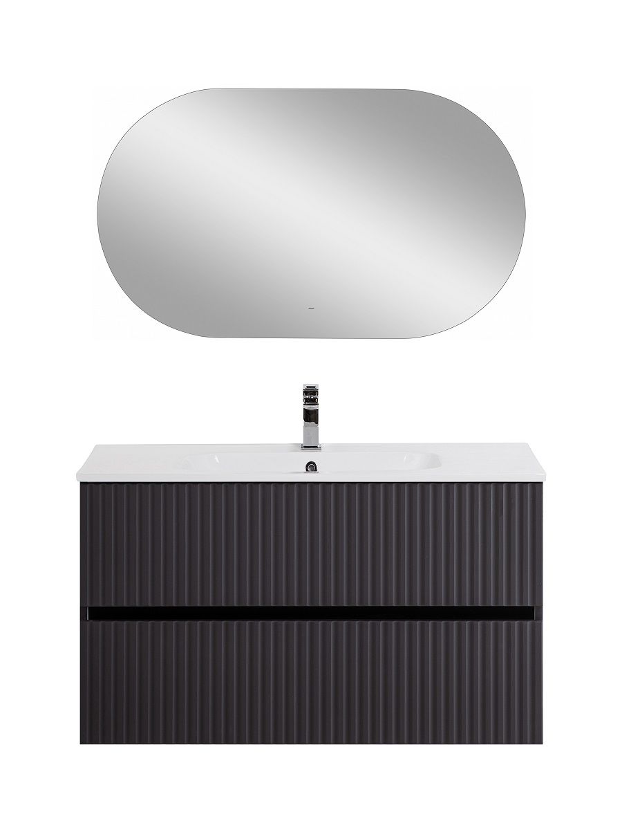 Мебель для ванной комнаты Art&Max ТОРИНО TORINO 100 см Графит