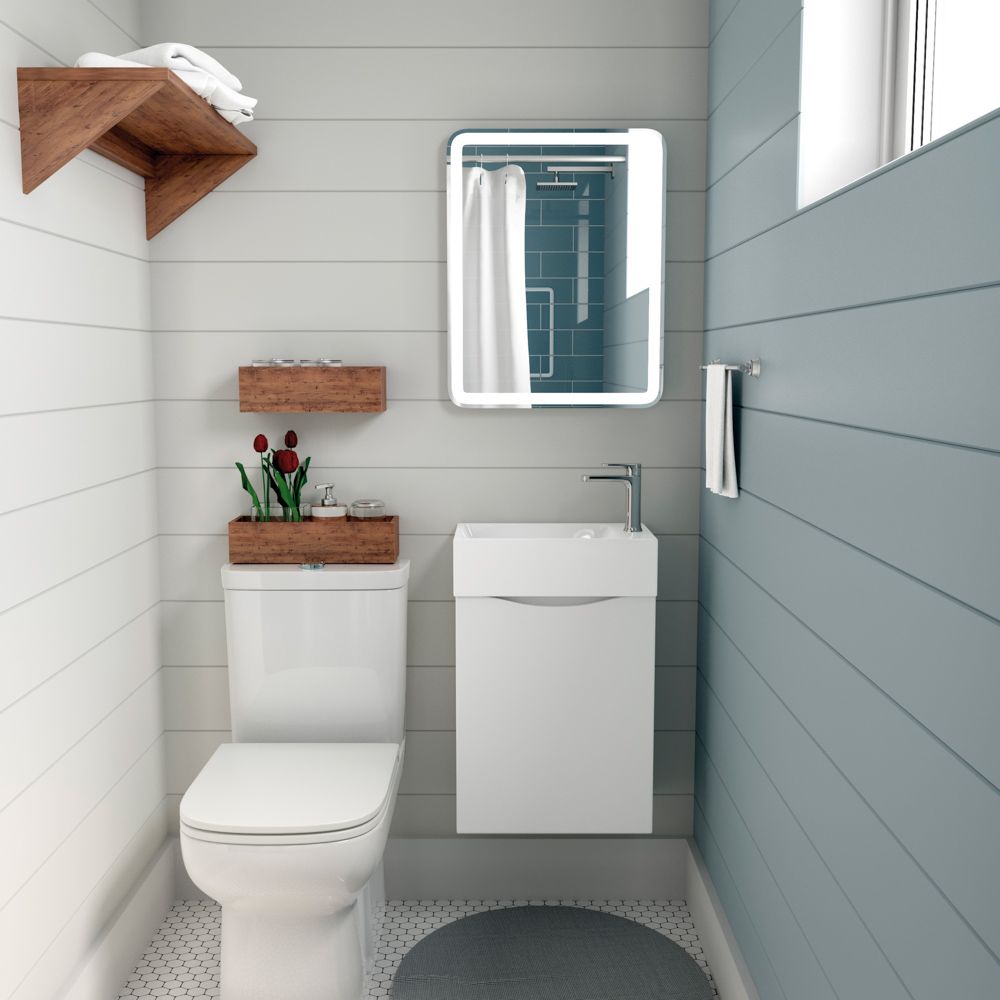 Мебель для ванной комнаты с одной распашной дверцей,правая Art&Max LIBERTY 40 см Bianco Lucido