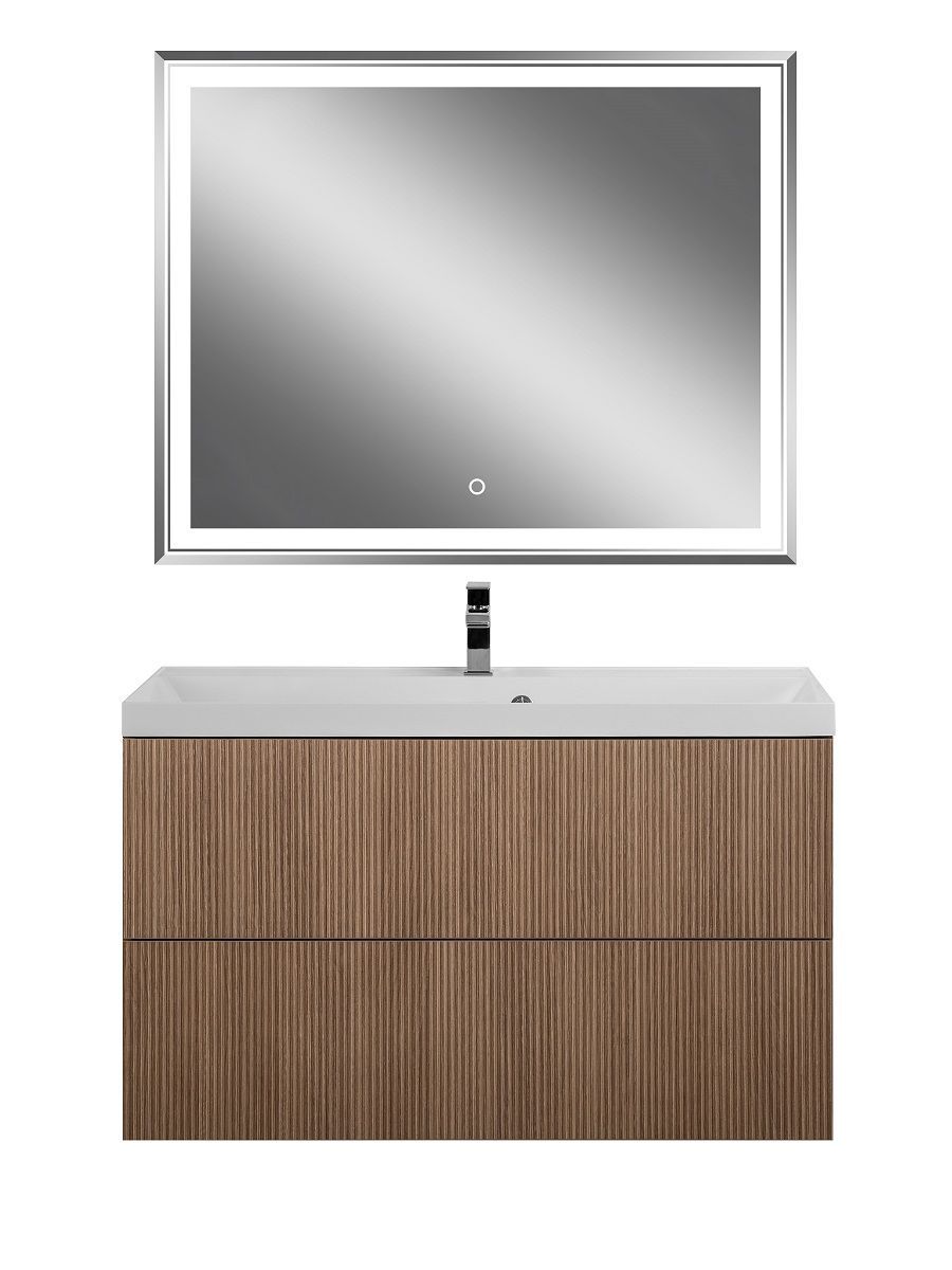 Мебель для ванной комнаты подвесная Art&Max ВЕРОНА-ПУШ VERONA-PUSH 100см Кадена Вуд