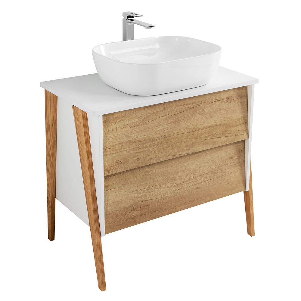 Мебель для ванной комнаты Art&Max MAXIMA 80 см Rovero Bianco