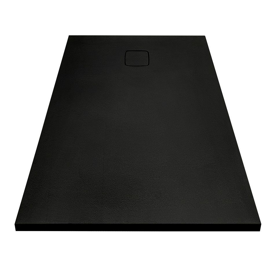 Поддон из искусственного мрамора 120*80 Art&Max МИЛАН MILAN,Черный