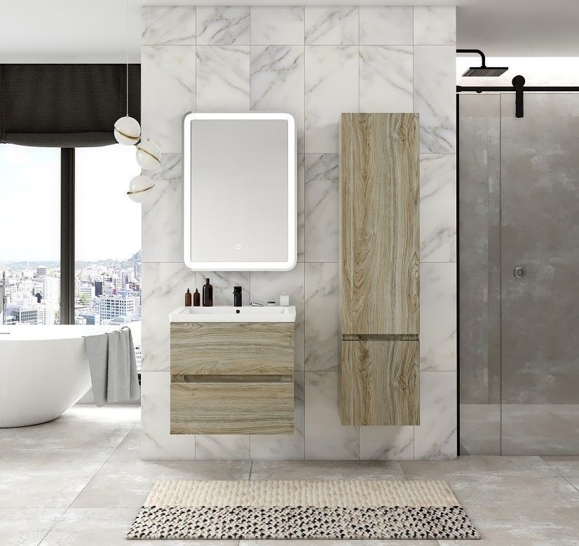 Шкаф подвесной  Art&Max ТЕХНО TECHNO 160 см Дуб мелфорд,правый