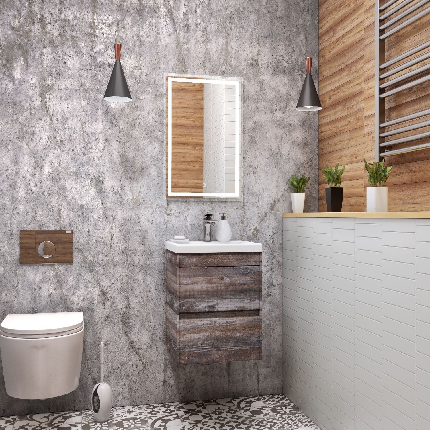 Мебель для ванной комнаты Art&Max FAMILY 40 см Pino Esotica
