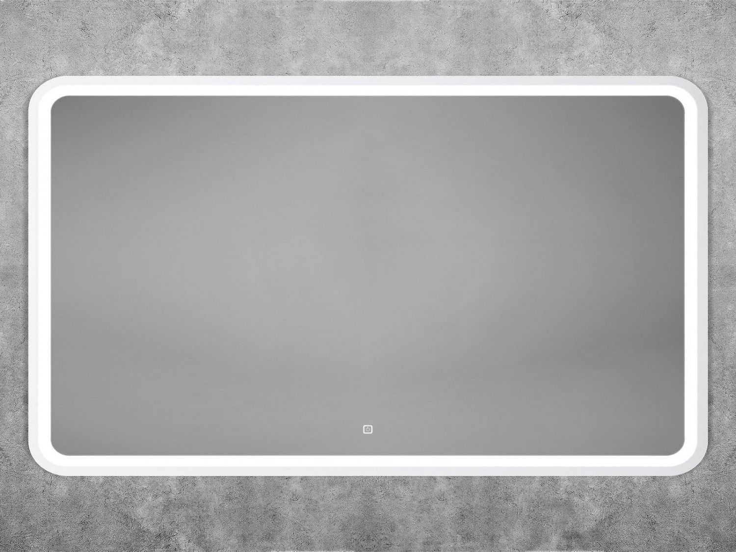 Зеркало с подсветкой ART&MAX Женова Genova AM-Gen-1200-800-DS-F-White