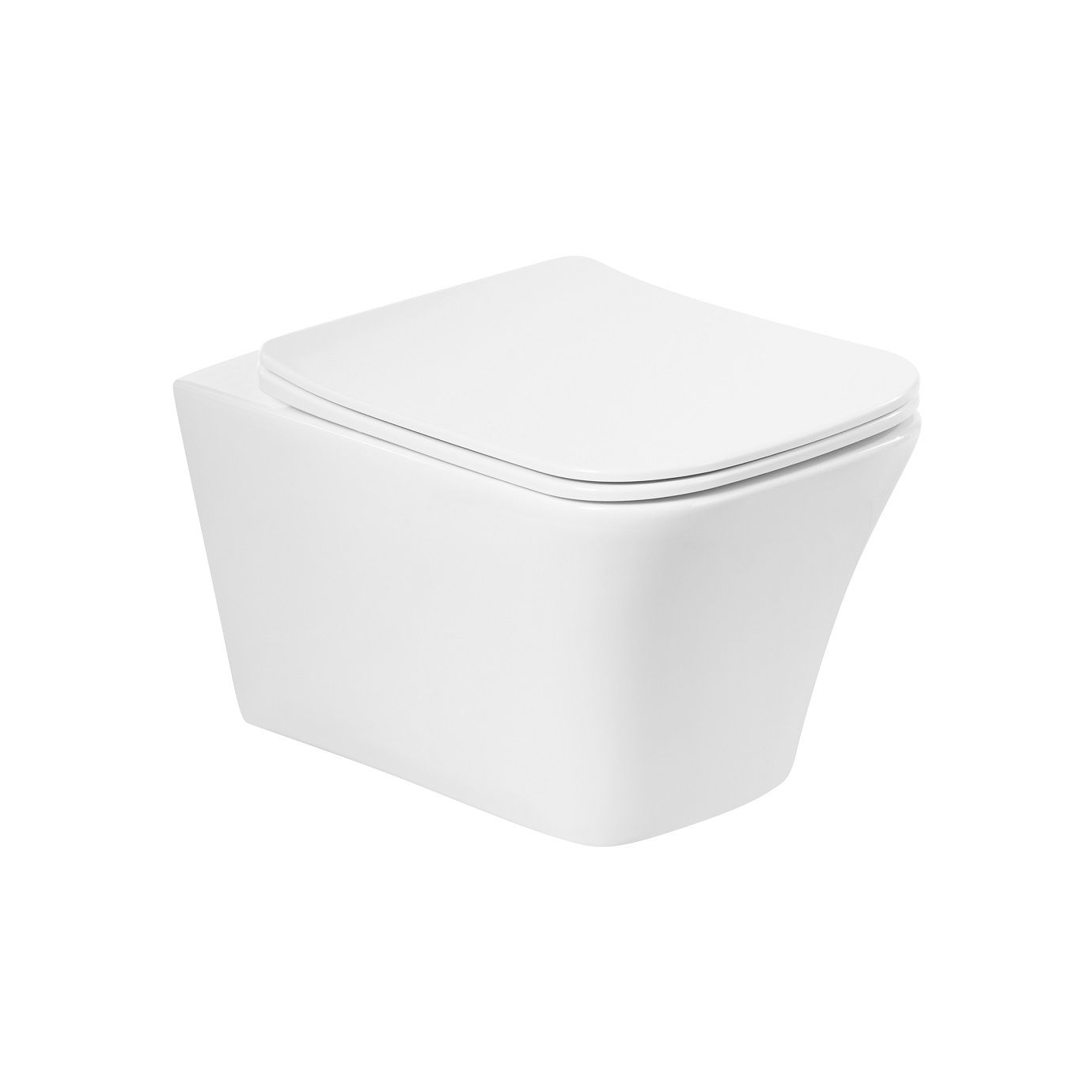 Унитаз подвесной безободковый,в комплекте с сидением Art&Max ПЛАТИНО PLATINO