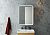 Зеркало-шкаф с подсветкой ART&MAX Платино Platino AM-Pla-550-800-1D-R-DS-F