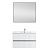 Мебель для ванной комнаты подвесная с LED подсветкой ручек Art&Max ELEGANT 90 см Белый глянцевый